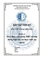 Quy định của pháp luật về hợp đồng hợp tác và thực tiễn áp dụng