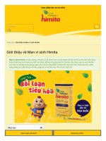 Men vi sinh Himita nhập khẩu từ Hàn Quốc