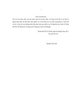 Phân tích lợi ích và chi phí của dự án khu xử lý bùn từ các nhà máy nước thủ đức 