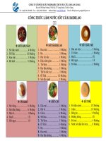 CÔNG THỨC LÀM NƯỚC SỐT CỦA HAIDILAO