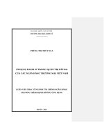 Áp dụng basel II trong quản trị rủi ro của các ngân hàng thương mại việt nam 
