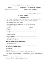 Kế hoạch cá nhân giáo viên tiểu học năm 2020