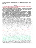 Bài luận về một quan điểm cuộc sống