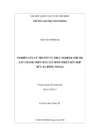 Nghiên cứu lý thuyết và thực nghiệm chế độ sấy chanh trên máy sấy bơm nhiệt kết hợp bức xạ hồng ngoại merged