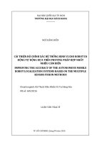Cải thiện độ chính xác hệ thống định vị cho robot di động dựa trên phương pháp hợp nhất nhiều cảm biến