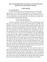 một vài giải pháp nâng cao năng lực chuyên môn cho đội ngũ giáo viên trường tiểu học 