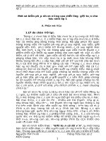 một số giải pháp nhằm nâng cao chất lượng dạy giải toán cho học sinh lớp 1 