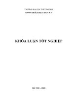 KHÓA LUAN TOT NGHIEP ĐỀ TÀI: QUẢN TRỊ TÁC NGHIỆP TẠI BỘ PHẬN LỄ TÂN CỦA KHÁCH SẠN HOTEL DU PARC HANOI (CÔNG TY TNHH KCC HANOI PLAZA)