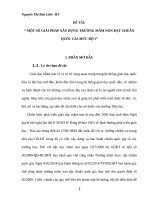 Trường mầm non đạt chuẩn quốc gia mức độ i 