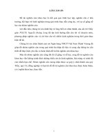 (Nghiên cứu khoa học) Quản lý hoạt động cho vay tại Ngân hàng thương mại Cổ phần Việt Nam Thịnh Vượng