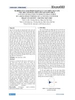 Nghiên cứu giải pháp giảm lực cản trên ngư lôi tốc độ cao bằng mũi lồi tạo xâm thực