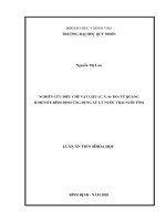Nghiên cứu điều chế vật liệu (c, n, s) tio 2 từ quặng ilmenite bình định ứng dụng xử lý nước thải nuôi tôm 