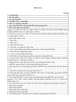 Tổ chức hoạt động ngoại khoá giáo dục vì sự phát triển bền vững cho học sinh qua chương trình, sách giáo khoa địa lí lớp 11