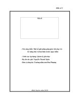 Một số giải pháp giúp giáo viên dạy trẻ kỹ năng bảo vệ bản thân trước nguy hiểm 