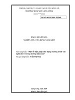 Một số biện pháp dàn dựng chương trình văn nghệ cho trẻ trong trường mầm non 1 