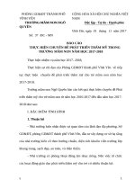 Báo cáo chuyên đề phát triển thẩm mĩ trường MN ngô quyền 