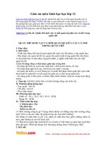 Giáo án môn Sinh học 12 - Bài 42: Quần thể sinh vật và mối quan hệ giữa các cá thể trong quần thể