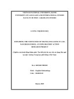 Nghiên cứu hành động khám phá tìm hiểu lợi ích của việc sử dụng liên ngữ tại một  trường trung học phổ thông ở hà nam 