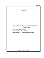 Một số giải pháp khuyến khích tính tự lập cho trẻ 3 4 tuổi 