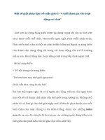 Một số giải pháp dạy trẻ mẫu giáo 3 – 4 tuổi tham gia vào hoạt động vui chơi 