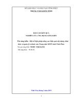 Một số biện pháp nâng cao hiệu quả xây dựng, khai thác và quản lý website của trung tâm GDTX tỉnh vĩnh phúc 