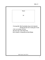 Một số giải pháp nâng cao kỹ năng làm đồ dùng, đồ chơi cho trẻ mẫu giáo 4   5 tuổi 