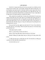 Tieu luan KT vĩ mô “Phân tích chính sách tiền tệ ở Việt Nam trong giai đoạn hiện nay”.