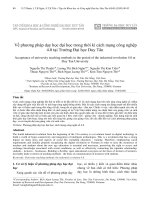 Về phương pháp dạy học đại học trong thời kì cách mạng công nghệp 4.0 tại Trường Đại học Duy Tân