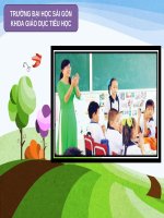 Bài giảng Đặc điểm lao động sư phạm