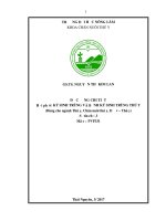 Đề cương chi tiết học phần: Ký sinh trùng và bệnh ký sinh trùng thú y