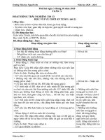 GIÁO ÁN TUẦN 5   LỚP 1 CNGF HỌC VÀ PHÁT TRIỂN NĂNG LỰC