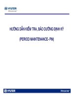 Công việc bảo dưỡng động cơ chính hãng