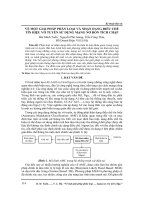 Về một giải pháp phân loại và nhận dạng điều chế tín hiệu vô tuyến sử dụng mạng nơ ron tích chập