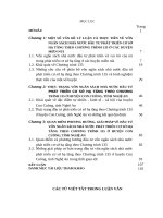 Vốn ngân sách nhà nước đầu tư phát triển cơ sở hạ tầng theo chương trình 135 ở huyện con cuông, tỉnh nghệ an