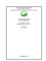 Đề cương chi tiết học phần: Dược lý học thú y 1