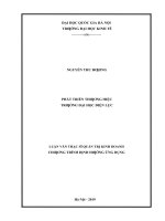 Phát triển thương hiệu trường đại học điện lực 