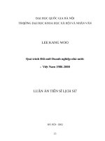 Quá trình đổi mới doanh nghiệp nhà nước ở việt nam giai đoạn 1986   