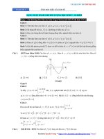 Chuyên đề 1  tính đơn điệu của hàm số   đáp án 