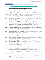 Chuyên đề 20  bất phương trình mũ  logarit   câu hỏi 