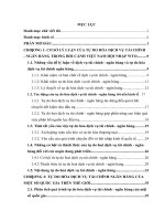 Tự do hóa dịch vụ tài chính   ngân hàng trong khuôn khổ GATSWTO kinh nghiệm quốc tế và những gợi ý đối với việt nam    