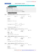 Chuyên đề 19  phương trình mũ   logarit  đáp án 