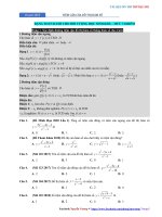 Chuyên đề 6  tiệm cận đồ thị hàm số   câu hỏi 