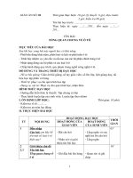 GIÁO ÁN MÔ ĐUN 20 ( KỸ THUẬT CHUNG VỀ Ô TÔ VÀ CN SỬA CHỮA)