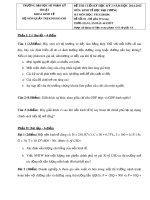 Đề thi cuối học kỳ II năm học 2014-2015 môn Kinh tế học đại cương - ĐH Sư phạm Kỹ thuật