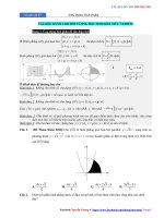 Chuyên đề 27  ứng dụng tích phân   câu hỏi 