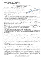 Đề thi tuyển sinh hệ kỹ sư tài năng 2013 môn Vật lý - ĐH Bách khoa Hà Nội