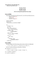 Đề thi cuối học kỳ năm học 2015-2016 môn Hệ điều hành - ĐH Công nghệ Thông tin TPHCM