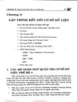 Giáo trình nhập môn Cơ sở dữ liệu - NXB Lao động Xã hội: Phần 2