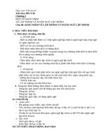 [Full] Giáo án phương pháp mới - Tin học 11 theo định hướng phát triển năng lực năm học 2020 -2021 (cả năm)