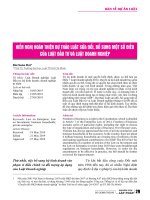 Kiến nghị hoàn thiện dự thảo luật sửa đổi, bổ sung một số điều của luật đầu tư và Luật Doanh nghiệp